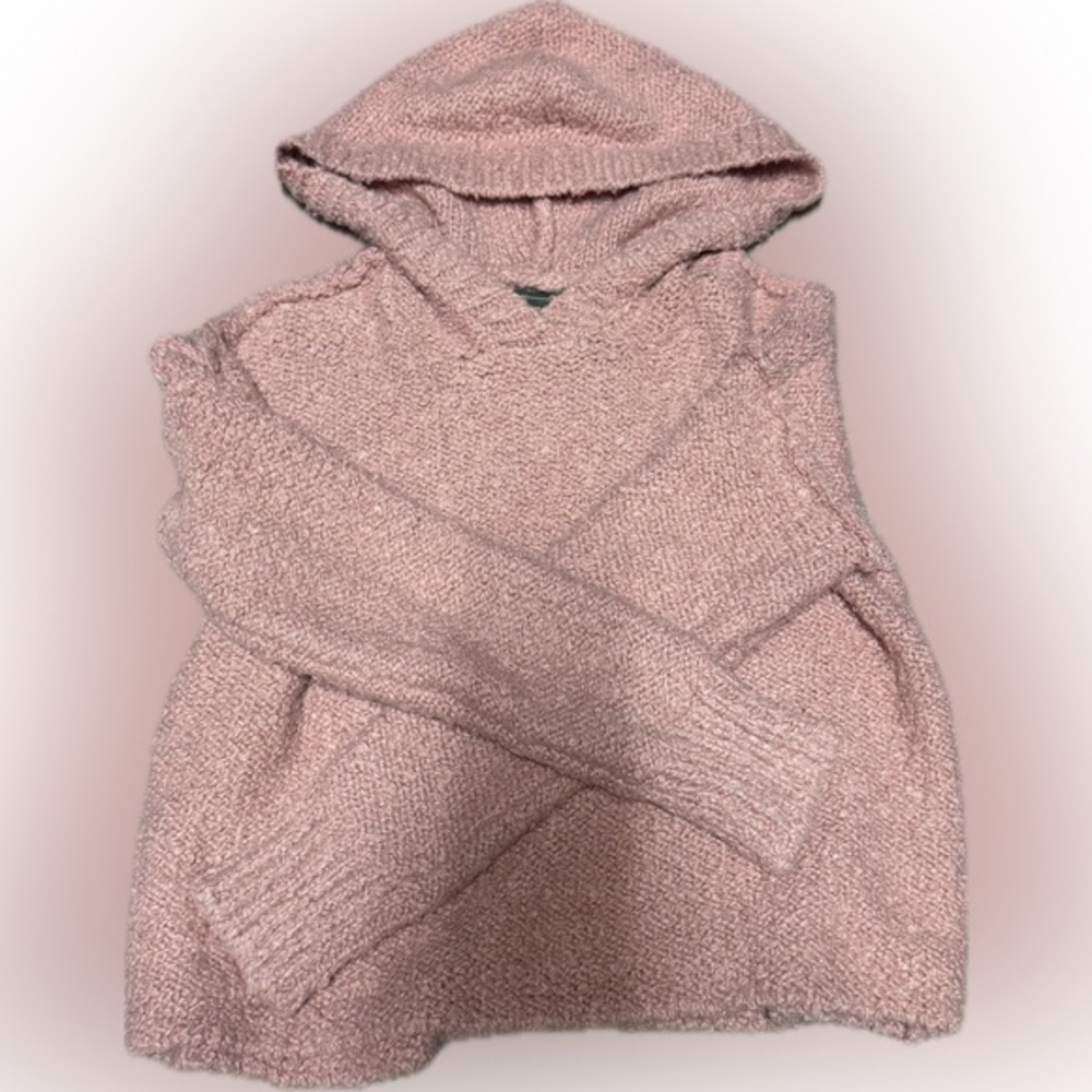 American Eagle Outfitters Blush Hooded Sweater